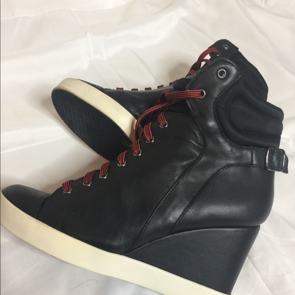 Halston Wedge Booties